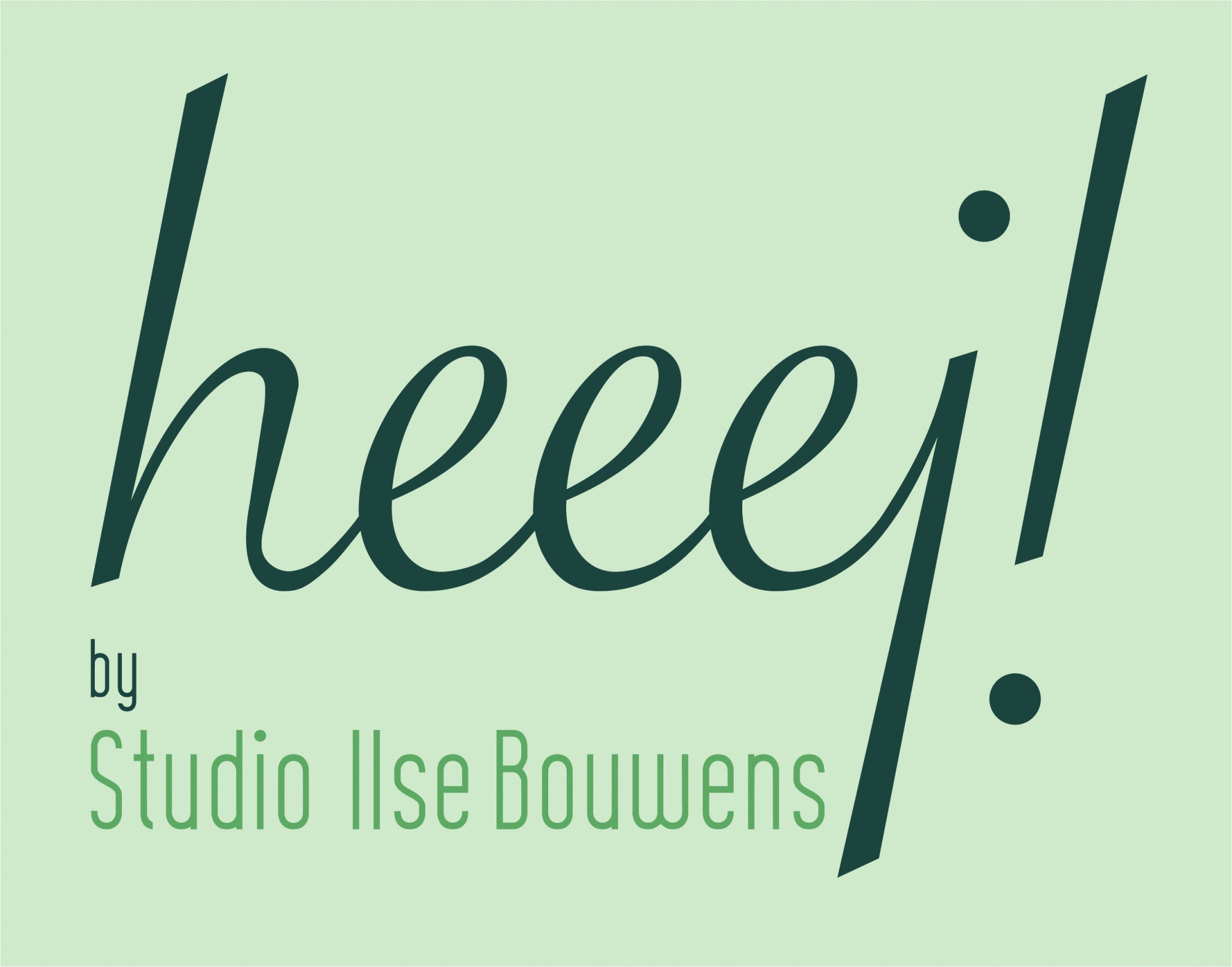 Heeej! by Studio Ilse Bouwens