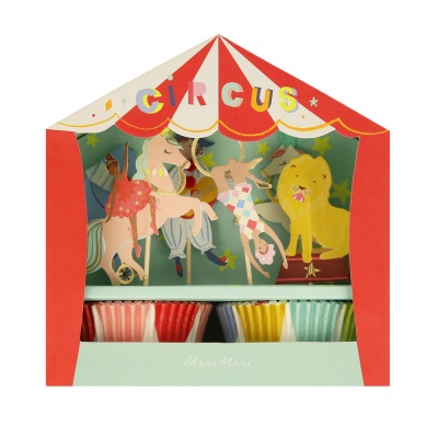 Circus cupcake kit