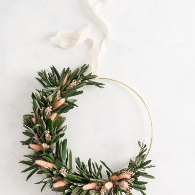 dried olive wreath ROSA
